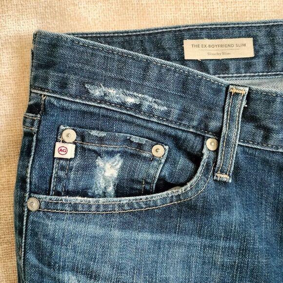 Adriano Goldschmeid The Ex Boyfriend Slim Slouchy Slim Size 27 - Picture 6 of 12